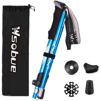 Faltbare TrekkingstöCke TeleskopstöCke Nordic Walking WanderstöCke 37 Cm