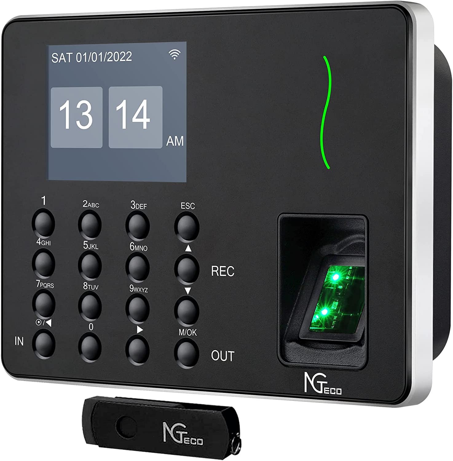 For Employees Small Business, W3 2.4ghz Wifi Biometric