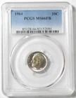 1964 P Roosevelt Dime - PCGS MS66 FB - #11070