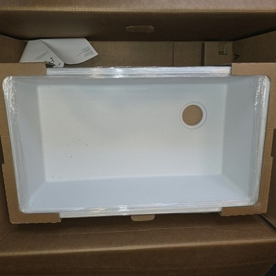 Franke Maris 33'' Undermount Single Basin Granite Kitchen Sink MAG11031OW-PWT