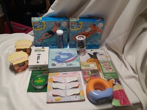 Summer Pack Lot Floating Mats Citronella Candles Wind Chimes  Tomato Plants