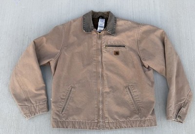 Vintage  Carhartt  J97 SDL Detroit Jacket Desert Blanket Lined SIZE XL Tall