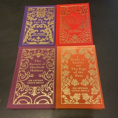 Sir Arthur Conan Doyle Lot Of 4 Hardcover Arcturus G - Good+ Condition