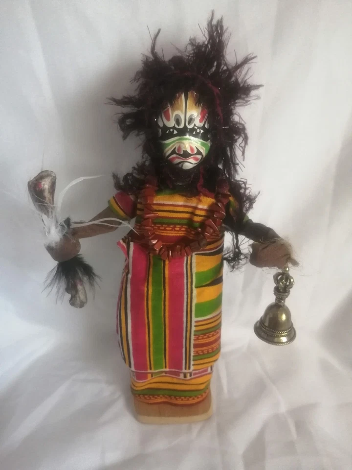 Muñeca vudú africana - artefacto vudú (sin aranceles de EE. UU. A PAGAR Foto 2 de 4