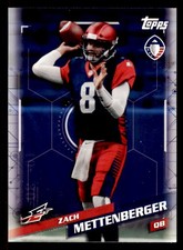 2019 Topps AAF #96 Zach Mettenberger Memphis Express