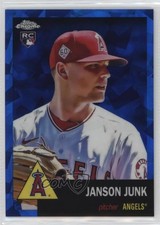 2022 Chrome Platinum Anniversary Blue Atomic Refractor /100 Janson Junk #280 3a1