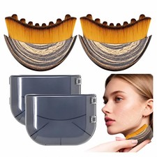 Lymphatic Drainage Massage Face Lymphatic Contour Brush Dry Brushing Face Brush