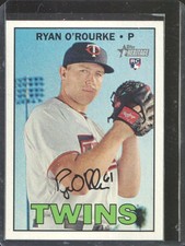 2016 Topps Heritage High Number - Ryan O'Rourke #646 Rookie - Minnesota Twins