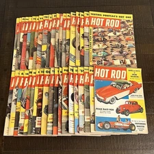 HOT ROD MAGAZINES 1956-59 Lot Of 38 Issues ALL ORIGINAL #H1