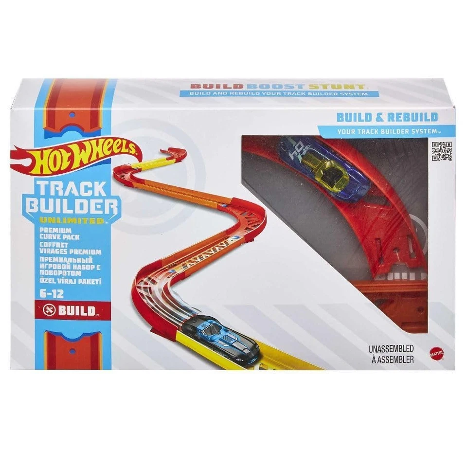 Hot Wheels Track Builder Premium Curve Pack [with 1 Minicar] GLC88 - Image 2 of 4