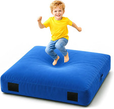 Kids Sensory Crash Pad - Soft Foam Mat with Washable Cover for Indoor Play