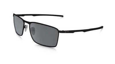 OAKLEY CONDUCTOR 6 MEN'S SUNGLASSES BLACK IRIDIUM LENSES, 58-16-136 - BLACK