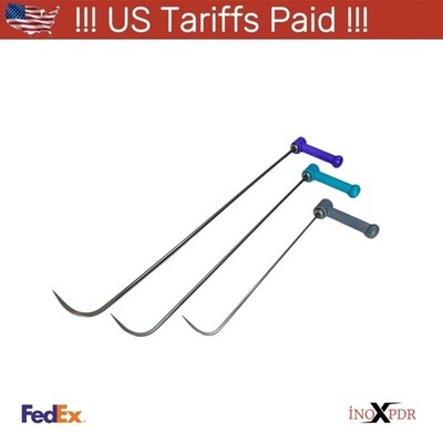 Universal PDR INOX 2-teiliges 360° drehbares lackloses Ausbeul-Reparaturstang...