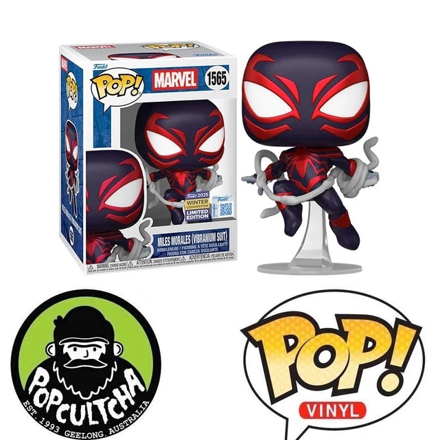 Spider-Man - Miles Morales (Vibranium Suit) Pop! Vinyl Figure (2025 Exclusive)
