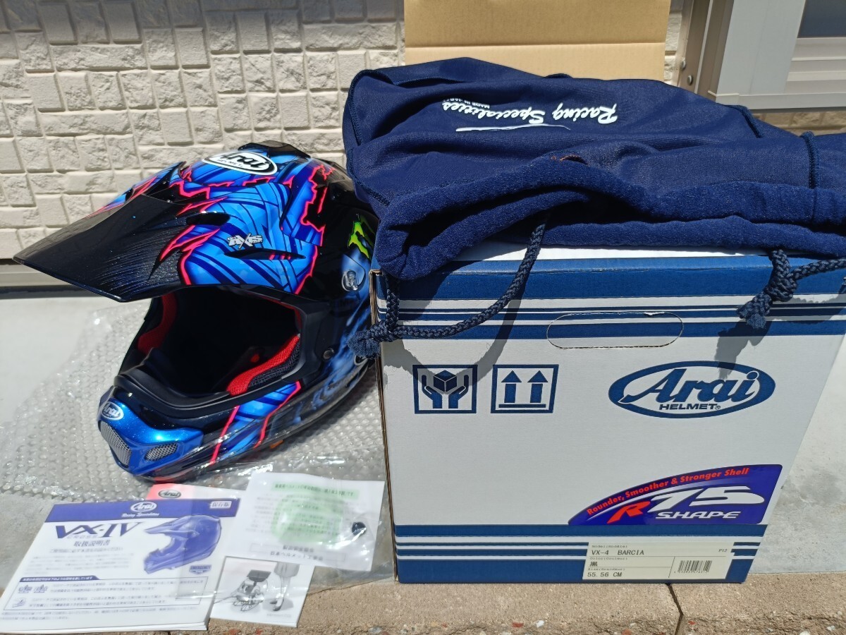 Arai VX-4 VX-Pro4 BARCIA Motocross Helmet Size S | eBay