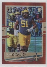 2020 Panini Donruss Optic Rookies Red Hyper Prizm Cesar Ruiz #131 k6j