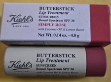 Image of NEW Kiehls Butterstick Simply Rose Lip Treatment Very Rare, Mint Condition