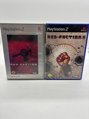 Sony PS2 Playstation 2 Red Faction + Red Faction 2 in OVP