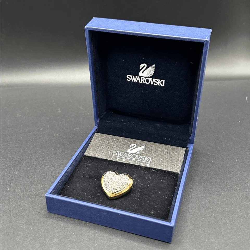 New in Box Swarovski Crystal Heart Pin Brooch - Image 3 of 4