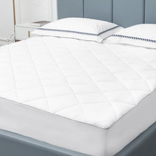 Queen Mattress Pad Cover, Cotton Mattress Cover Hypoallergenic, Extra Deep Pocke