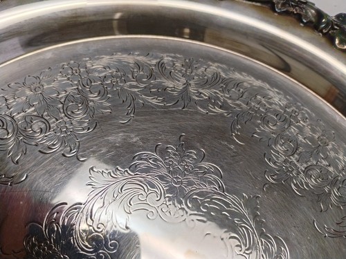Vintage Wilcox International Silver Plate Platter Tray 3471. 14" - Picture 4 of 8