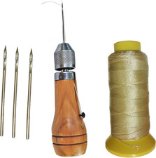 Swift Stitch Hand Sewing Awl Kit Leather Canvas Repair Saddles Coat Seat Non-Wa
