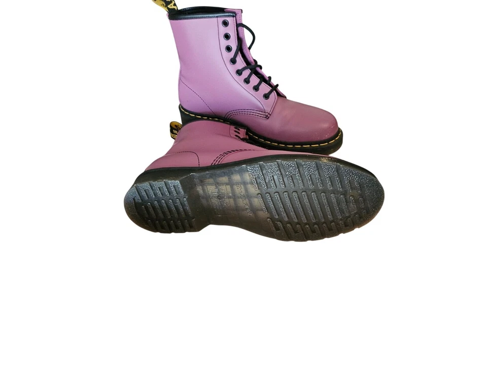 Botas de cuero unisex Doc Martens Dr. Martens 1460 Pascal púrpura apagado talla 8 + Foto 3 de 4
