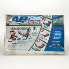 Ab Lounge Sport Abdominal Core Exerciser Fitness Quest READ - Smoke - Brand New