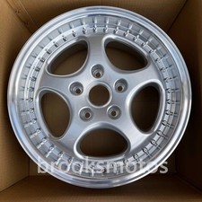 1pc Custom Classic Wide Silver Style Wheels Rims Fits For Porsche 930 911 1pc Custom Classic Wide Silver Style Wheels Rims Fits For Porsche 930 911