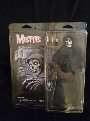 MOC Nw - NECA The Misfits FIEND 8'' Retro Clothed Action Figure Black Robe Skull