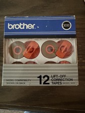 12 BROTHER 2 LIFT-OFF Correction Tapes 3010 - New in Package Daisy Wheel thumbnail