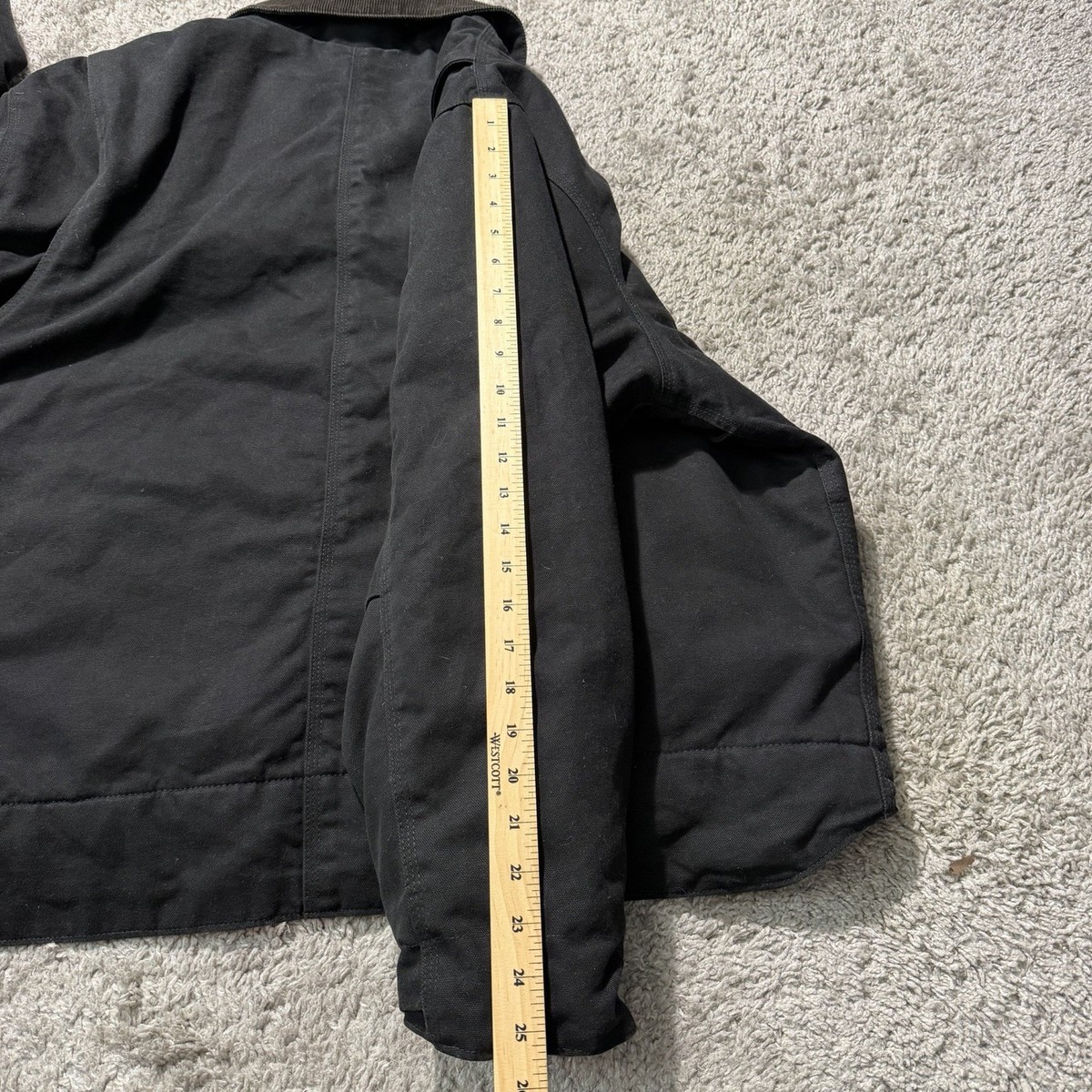 VINTAGE Dri Duck Jacket Men 2XL Black Duck Canvas Quilted Lined
