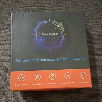 White Noise Machine Black Bluetooth Sleep Aid Song Timed Playback Hi-Fi Sound