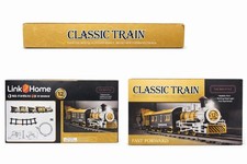 12 Fast Forward Battery Operated Lighted  Animated Classic Train Set with Sound