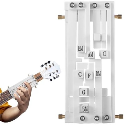 Guitar Chord Presser, Guitar Aid Chords Trainer, Chord Helper for White