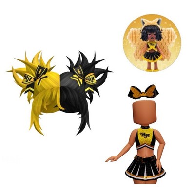 Robl0x | Royale High Cheer Hair & Queen Bee Cheer Set - RARE Toy Code