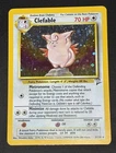 Pokemon TCG Clefable Holo Swirl 5/130 Base Set 2