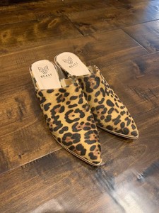 beast fashion leopard mules