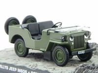 Willys Jeep M606 Matt GrüN Modellauto Diorama Altaya 1:43