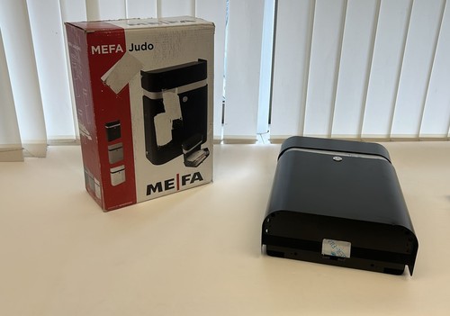 MEFA Briefkasten Wandbriefkasten, Einwurfklappe oben, Tiefschwarz Judo 640 - Bild 6 von 6