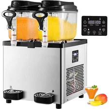 Commercial Slush Machine 6L x2 Frozen Drink Slushy Machine Smoothie Frozen Maker
