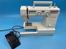 Janome Sewing Machine Model RX18S With Pedal Tested/Works