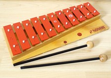 Kleines Sonor Glockenspiel tadellos Holz Meta...