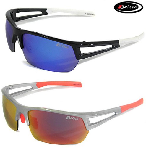 occhiali da sole mtb ciclismo uomo donna BRIZZA lenti specchiate SUNGLASSES  | eBay