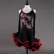 2026 Ballroom Lady's Latin Tango Salsa Samba Competition Dance Dress