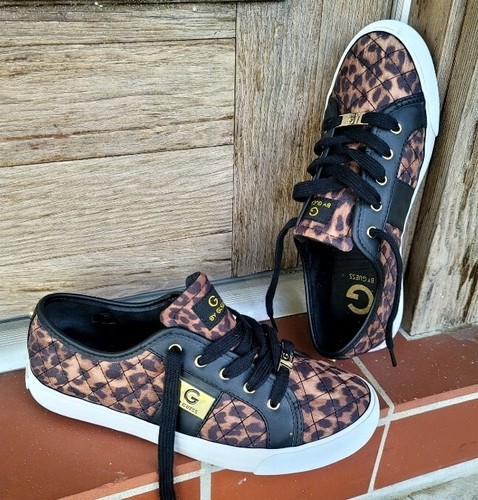 guess leopard sneakers