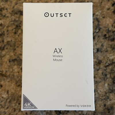 Vaxee AX White Outset Wireless Mouse - 4K Version