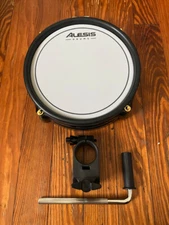 Alesis 8" Mesh Drum Pad (Black & White) w/Clamp NEW Command SE Surge (2 Zone)