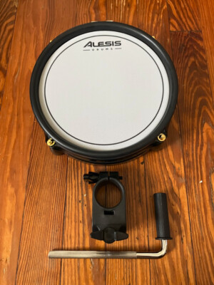 Alesis 8'' Mesh Drum Pad (Black & White) w/Clamp NEW Command SE Surge (2 Zone)