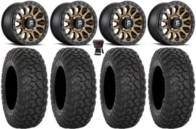 Fuel Vector BR 15'' Wheels 33'' RT320 Tires Polaris RZR XP 1000 / PRO XP
